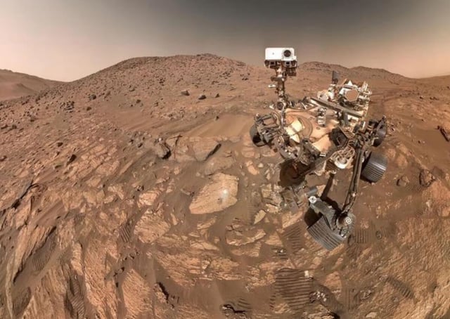 NASA's Perseverance Mars rover took this selfie in July 2024. (Credit: NASA/JPL-Caltech/MSSS)