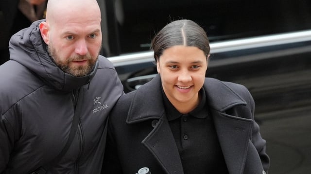 Kerr arrives at Kingston crown court for the fifth day of her trial