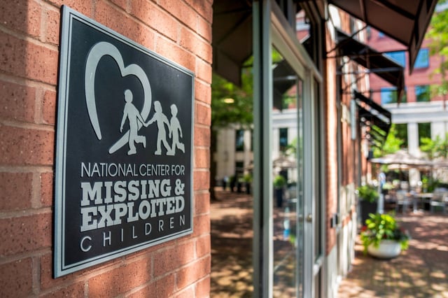 The headquarters of the National Center for Missing & Exploited Children in Alexandria, Va., on June 4, 2024.