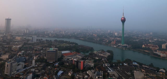 Blick auf Colombo
