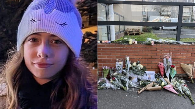 La petite fille a disparu et a été tuée dans les bois à la sortie de son collège.