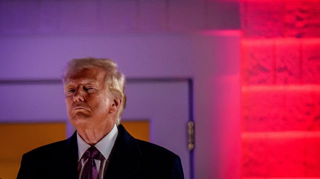 U.S. President-elect Donald Trump attends a private party and fireworks show at Trump National Golf Club in Sterling, Virginia.