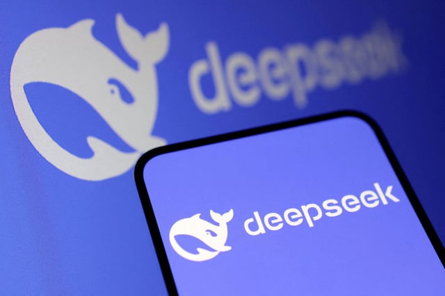 The Deepseek logo is seen in this illustration taken Jan. 27, 2025. REUTERS/Dado Ruvic/Illustration/File Photo