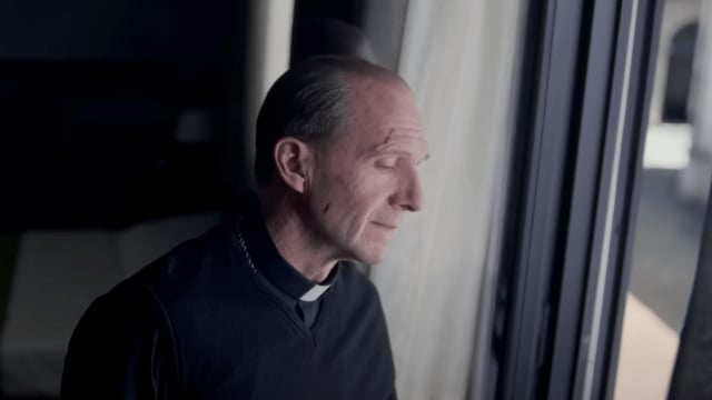 Ralph Fiennes in "Conclave" (Focus Features)