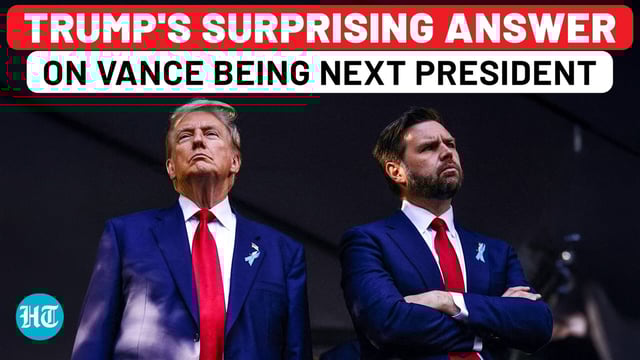 Watch: Trump's Surprising Answer On Whether JD Vance Can Be President In 2028