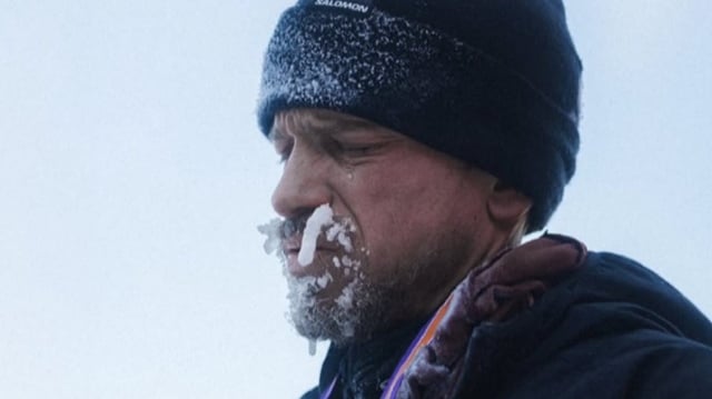 Mathieu Blanchard, au bout de l’effort, remporte le Yukon Artic Ultra.