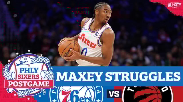 PHLY Sixers Podcast: Postgame: Tyrese Maxey struggles as Sixers lose 4th straight in loss to Raptors