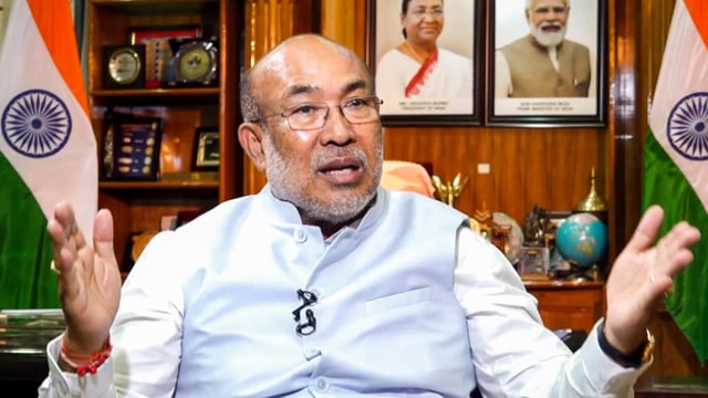 Biren Singh tendered his resignation on Sunday after hours-long meeting with Amit Shah and JP Nadda.