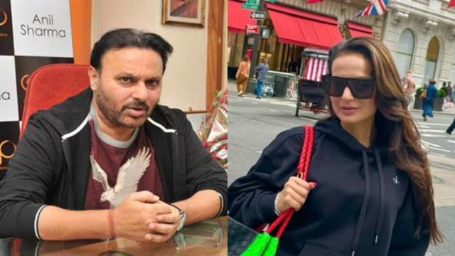 Anil Sharma calls Ameesha Patel 'moody' as he reacts to her scathing remarks against him.