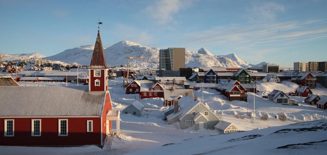 Die grönländische Hauptstadt Nuuk