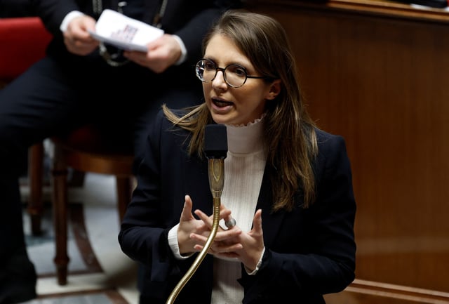 La ministre déléguée à l’Égalité des femmes et à la Lutte contre les Discriminations, Aurore Bergé.