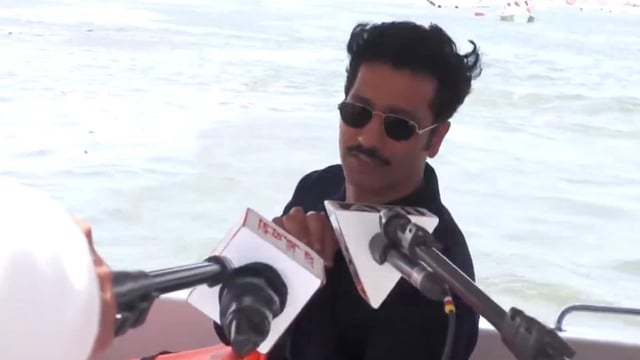 Bollywood actor Vicky Kaushal took a holy dip at Triveni Sangam during Mahakumbh 2025, expressing gratitude for the visit. 
