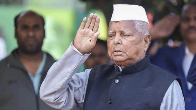 RJD chief Lalu Prasad Yadav. (PTI Photo)