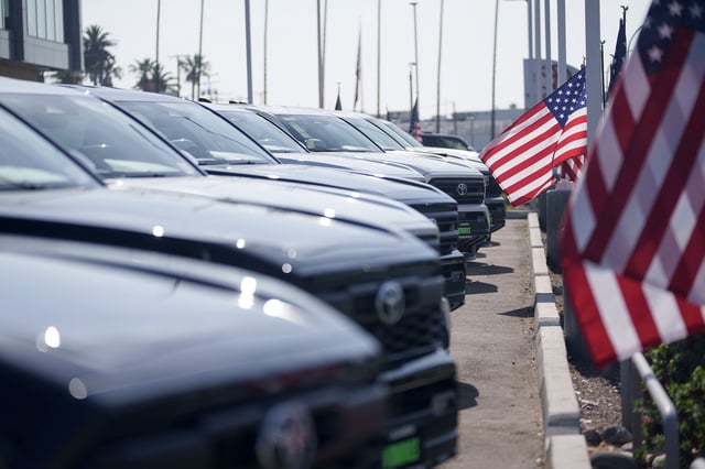 A car dealership in Alhambra, California, on June 27, 2024.