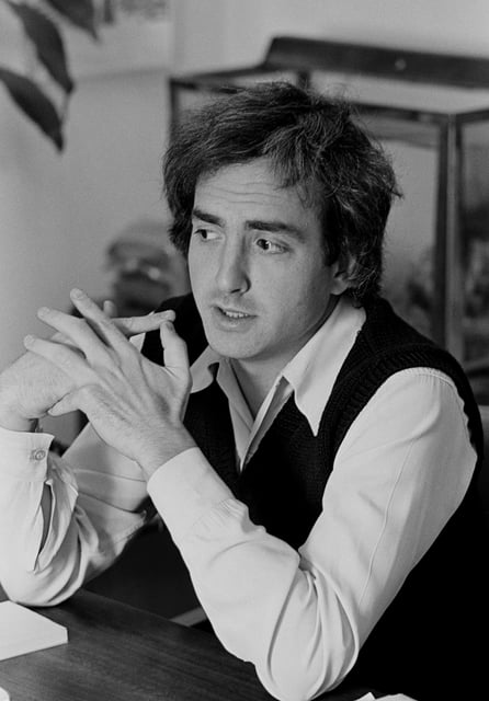 FILE - Lorne Michaels, producer of NBC's "Saturday Night Live," speaks in his office in New York, Nov. 23, 1977. (AP Photo/Marty Reichenthal, File)