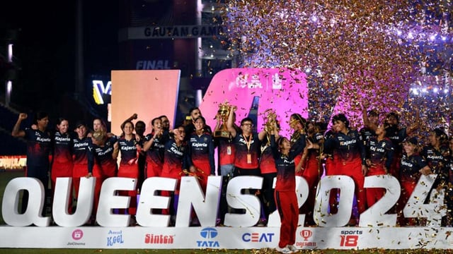 Royal Challengers Bangalore defeated Delhi Capitals to be crowned champions in the second edition of the WPL. (ANI)