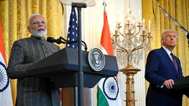 Prime Minister Narendra Modi met US President Donald Trump in Washington. (AFP)
