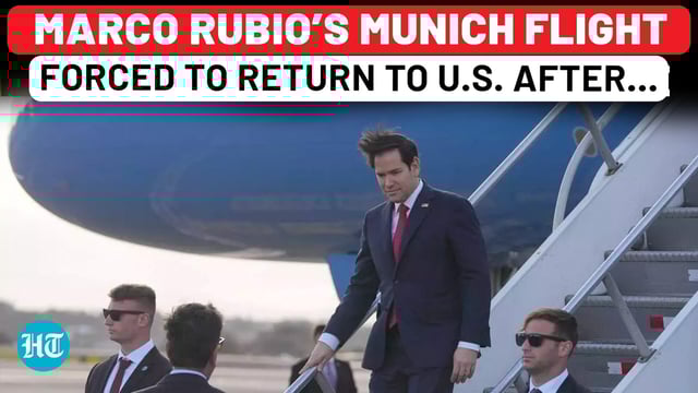 Marco Rubio’s Plane To Munich Forced To Turn Around After…