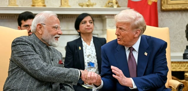 AFP - Donald Trump Narendra Modi