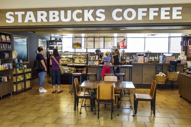 Starbucks in the Lambert-St. Louis International Airport.