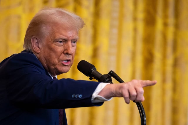 If BRICS wants &#34;to play games with the dollar, they’re going to be hit with a 100% tariff,” Trump said Thursday.