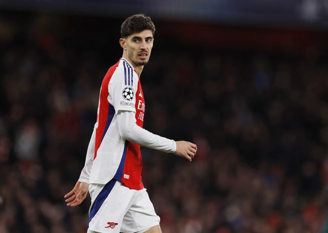 Soccer Football - Champions League - Arsenal v AS Monaco - Emirates Stadium, London, Britain - December 11, 2024 Arsenal's Kai Havertz looks on Action Images via Reuters/Andrew Couldridge/File Photo