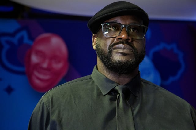 NEW YORK, NEW YORK - SEPTEMBER 25: Shaquille O&#39;Neal celebrates the launch of &#39;Shaq-A-Licious XL Gummies&#39; at Hershey&#39;s Times Square on September 25, 2024 in New York City. O&#39;Neal was disrespected by Fat Joe.