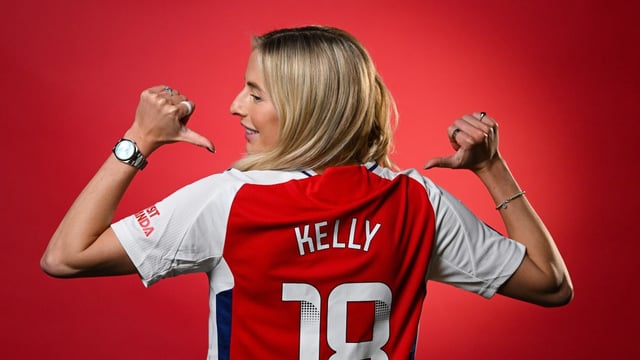 Kelly is excited to be back in north London after her loan move to Arsenal was completed late on transfer deadline day