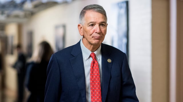UNITED STATES - OCTOBER 24: Rep. Ralph Abraham, R-La., leaves the House Republican Conference meeting in the basement of the Capitol on Tuesday, oct. 24, 2017. (Photo By Bill Clark/CQ Roll Call)