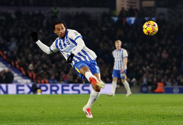 Soccer Football - Premier League - Brighton & Hove Albion v Chelsea - The American Express Community Stadium, Brighton, Britain - February 14, 2025 Brighton & Hove Albion's Joao Pedro in action Action Images via Reuters/Paul Childs
