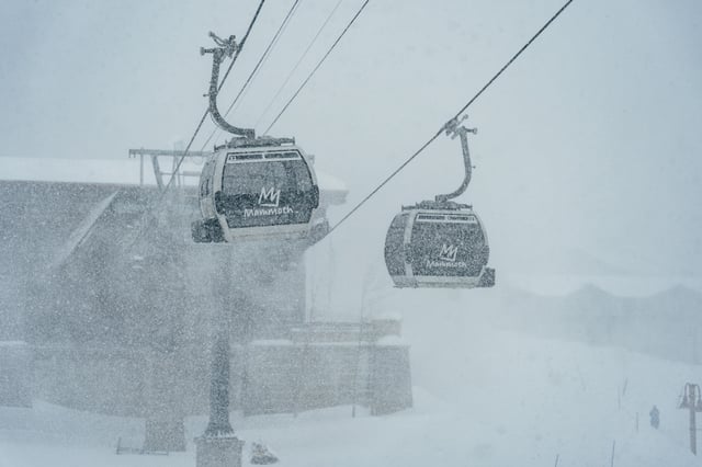 An avalanche shut down Mammoth Mountain, Calif., after a huge snowstorm dropped 6 feet of snow in 36 hours.