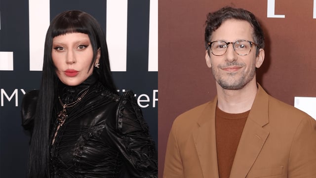 Lady Gaga and Andy Samberg