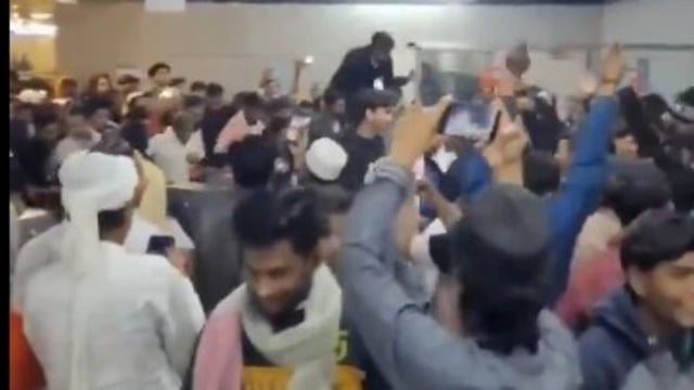 A viral video of men jumping over automated fare collection gates at the Jama Masjid metro station.