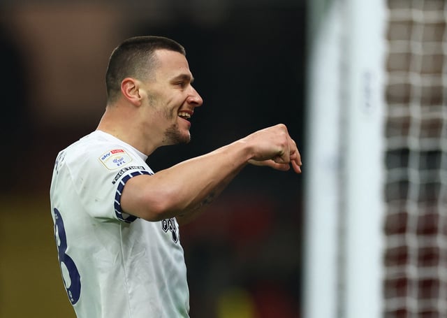 Soccer Football - Championship - Watford v Preston North End - Vicarage Road, Watford, Britain - January 21, 2025 Preston North End's Milutin Osmajic celebrates scoring their second goal Action Images/Matthew Childs/File Photo