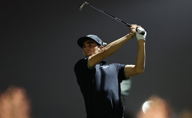 Golf - LIV Golf - Riyadh - Riyadh Golf Club, Riyadh, Saudi Arabia - February 6, 2025 Torque GC's Joaquin Niemann in action during the first round REUTERS/Hamad I Mohammed/File Photo