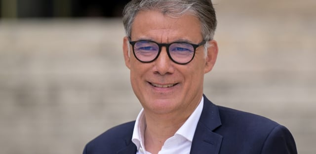 Le premier secrétaire du PS Olivier Faure le 1er juillet 2024 à Paris