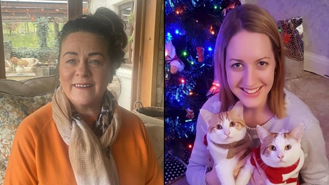 Karen Rees and Lucy Letby