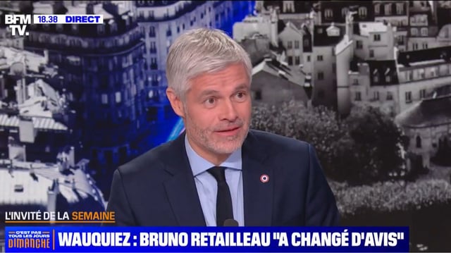 «La délinquance ne s'arrête pas à 18h»: la charge de Laurent Wauquiez contre Bruno Retailleau dans la bataille pour la présidence de LR