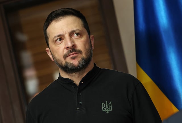 Ukrainian President Volodymyr Zelensky at the 61st Munich Security Conference on February 15, 2025 in Munich, Germany. 