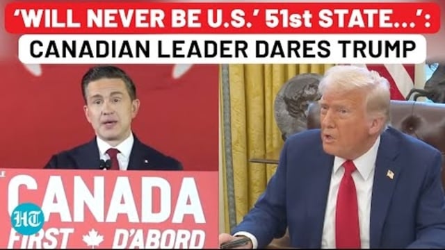 Trudeau Rival Pierre Poilievre Targets Trump, Vows To Protect Canada's Sovereignty & Independence
