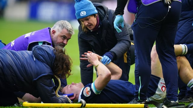 Graham was stretchered off during the defeat to Ireland, but has not been ruled out of the Calcutta Cup match