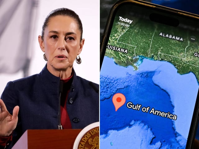 Mexican President Claudia Sheinbaum has threatened Google with legal action over maps that say "Gulf of America."