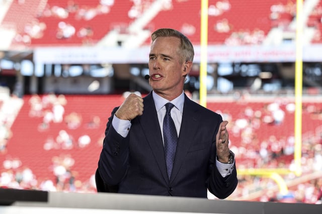 Santa Clara, CA - September 9, 2024 - Levi's Stadium: Joe Buck on the set of ESPN Bet. (Photo by Michael Owens / ESPN Images)