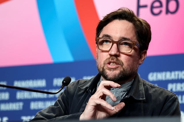 Director Dylan Southern attends a press conference to promote the film 'The Thing with Feathers' at the 75th Berlinale International Film Festival in Berlin, Germany February 18, 2025. REUTERS/Liesa Johannssen