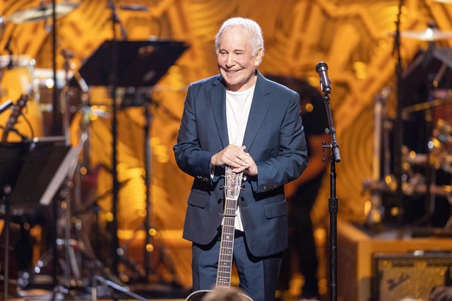 Paul Simon is seen in Los Angeles in this April 7, 2022 photo.
