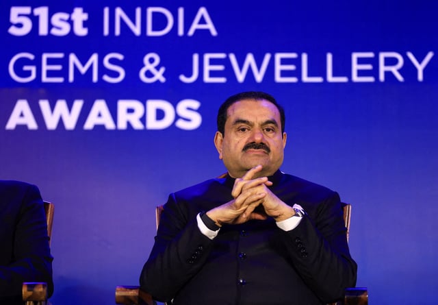 Indian billionaire Gautam Adani attends the 51st Gems and Jewellery Awards in Jaipur, India November 30, 2024. REUTERS/Stringer/File Photo