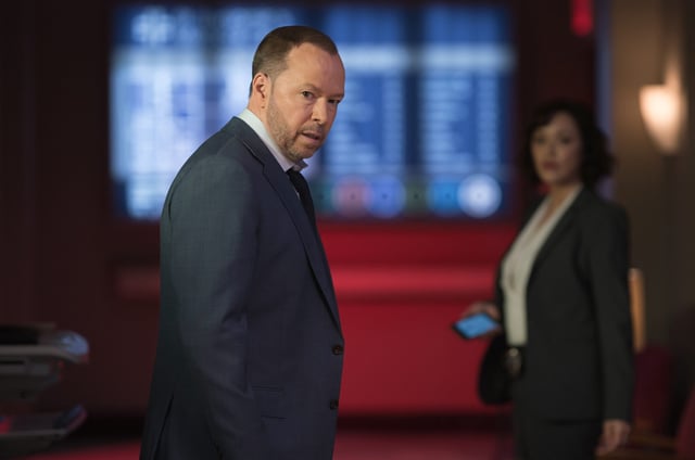 Donnie Wahlberg as Danny Reagan and Marisa Ramirez as Maria Baez in "Blue Bloods." Wahlberg is heading to the spinoff "Boston Blue."