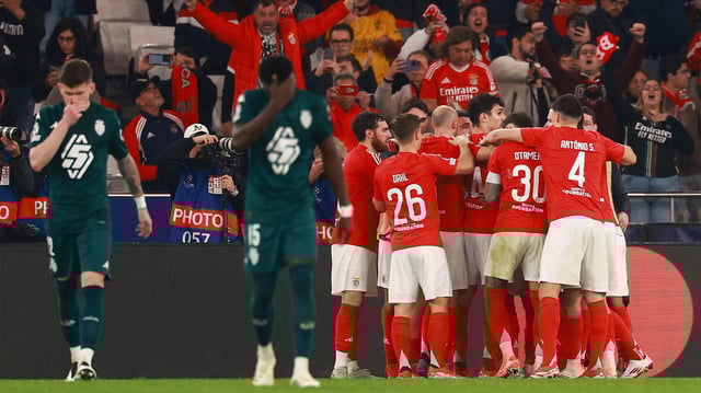 Monaco s’incline sur la pelouse du Benfica Lisbonne.