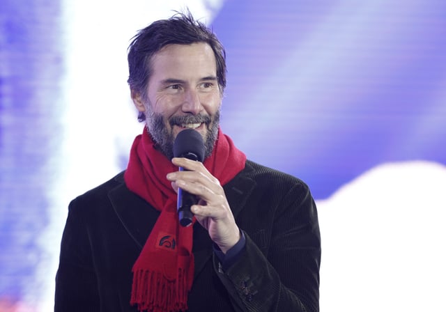 Keanu Reeves attends the &#34;Sonic The Hedgehog 3&#34; UK Premiere at Cineworld Leicester Square in London, England.