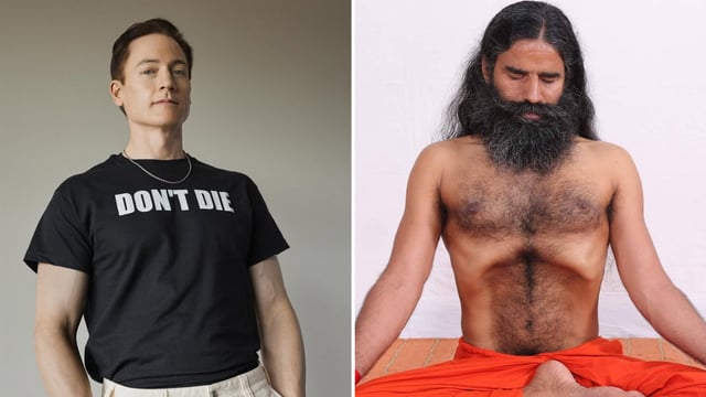 Bryan Johnson claims he was blocked by Ramdev on X.